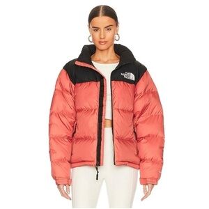 The North Face 1996 Retro Nuptse 700 fill Jacket Puffer black coral Pink XL